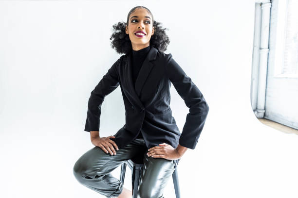 Asymmetric suit jackets